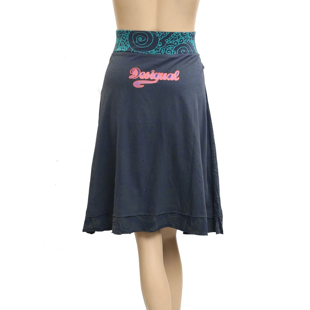 Desigual Floral Rubber Printed Mini Skirt