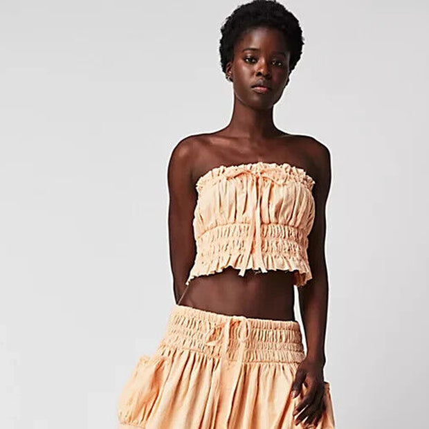 Free People Free-est All The Things Tube Cropped Top