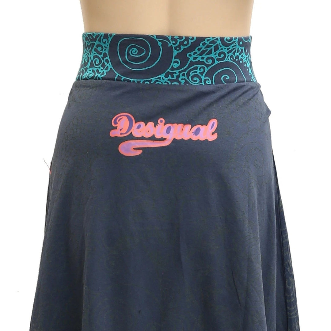 Desigual Floral Rubber Printed Mini Skirt