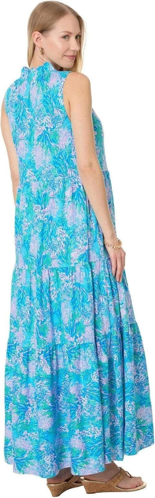 Lilly Pulitzer Malone Ruffle Maxi Dress