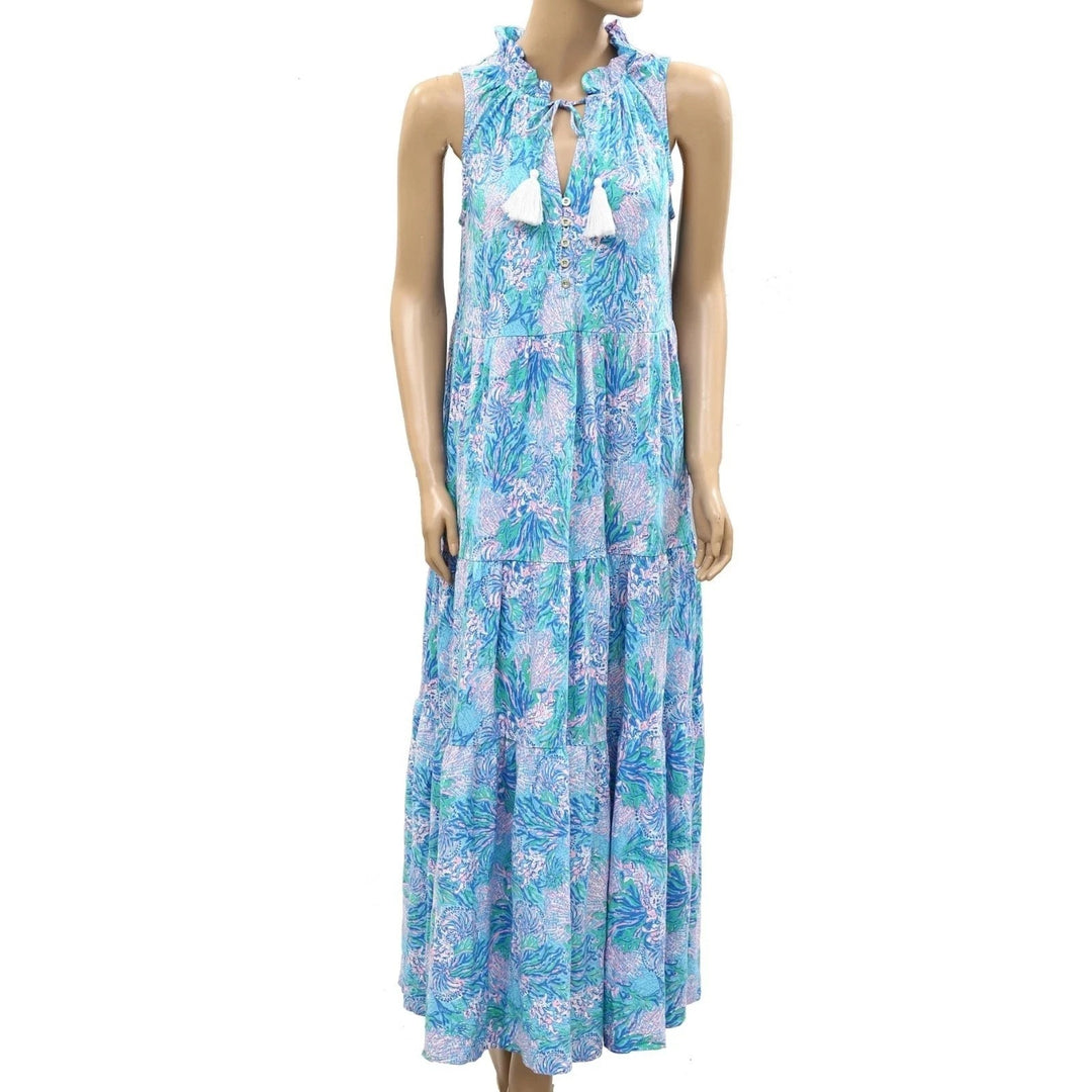 Lilly Pulitzer Malone Ruffle Maxi Dress