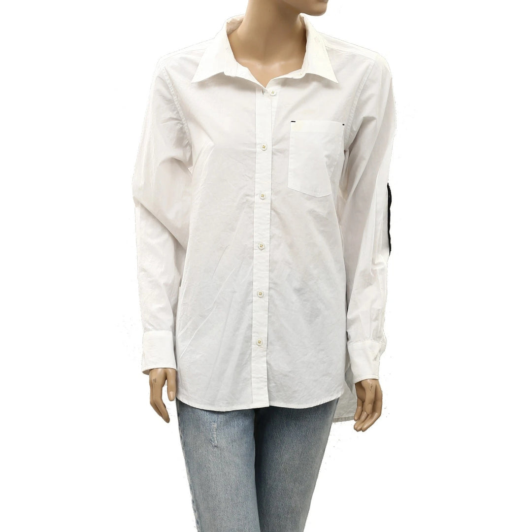 Kerri Rosenthal Shirt Buttondown Tunic Top