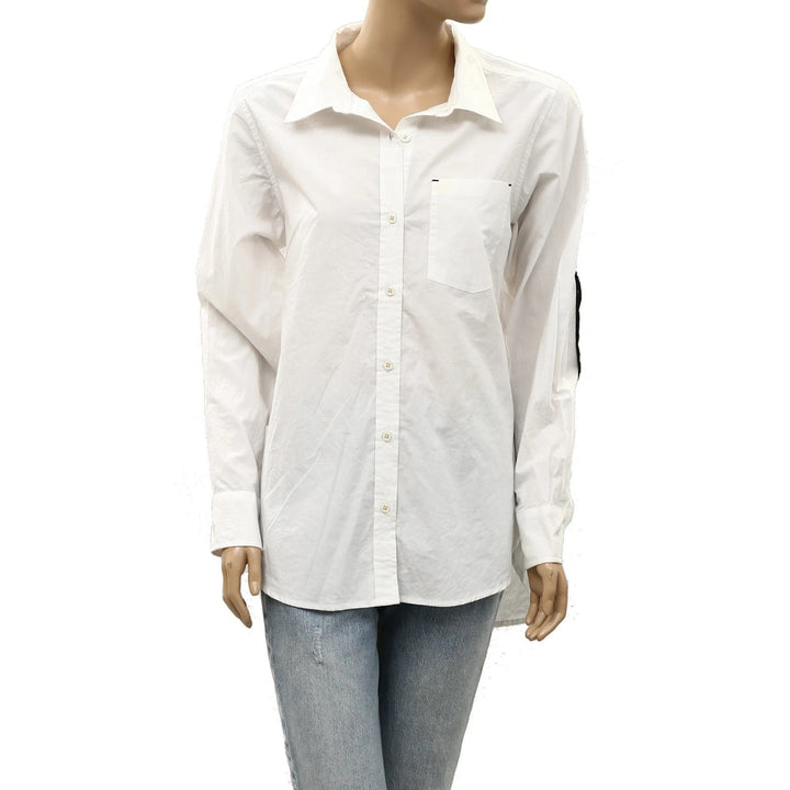 Kerri Rosenthal Shirt Buttondown Tunic Top
