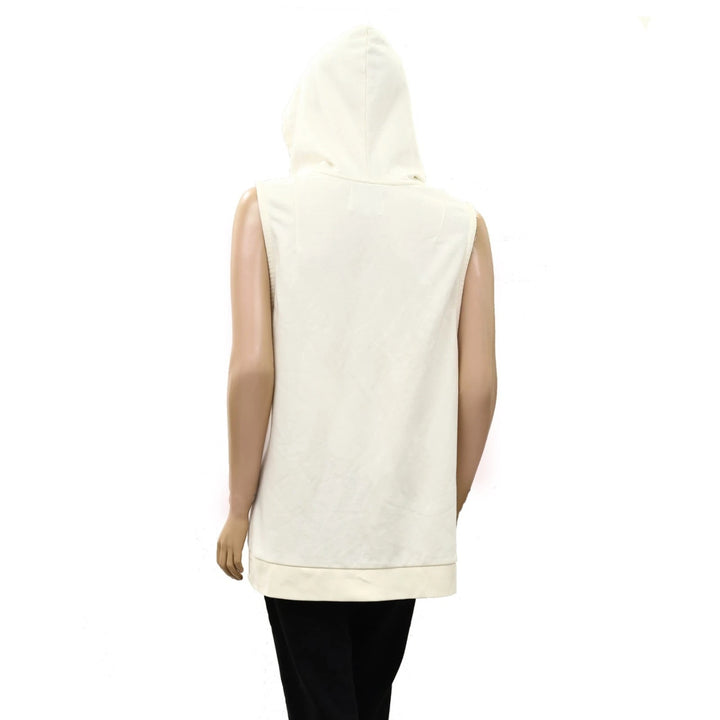 Anthropologie Celandine Sleeveless Hoodie Cover-Up Mini Dress