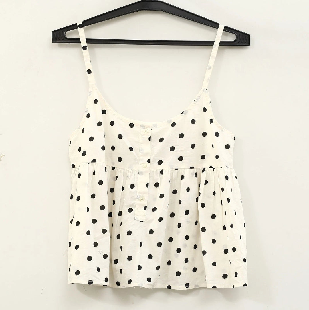 THE GREAT. SLEEP The Ruffle Night time Cami Tank Top