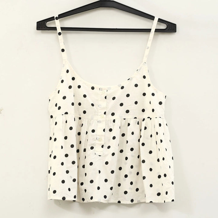 THE GREAT. SLEEP The Ruffle Night time Cami Tank Top
