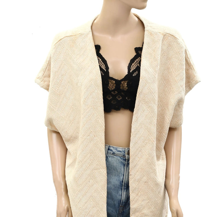 Ecote Urban Outfitters Woven Embroidered Top