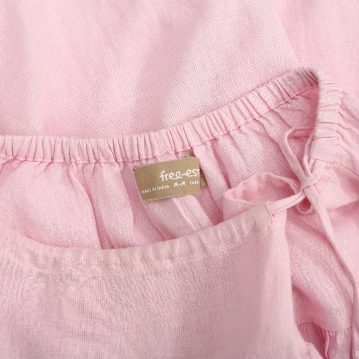 Free People Free-Est Sandshell Linen Maxi Skirt