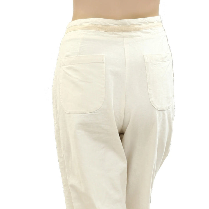 Free People Pleated Solid Capri Pants