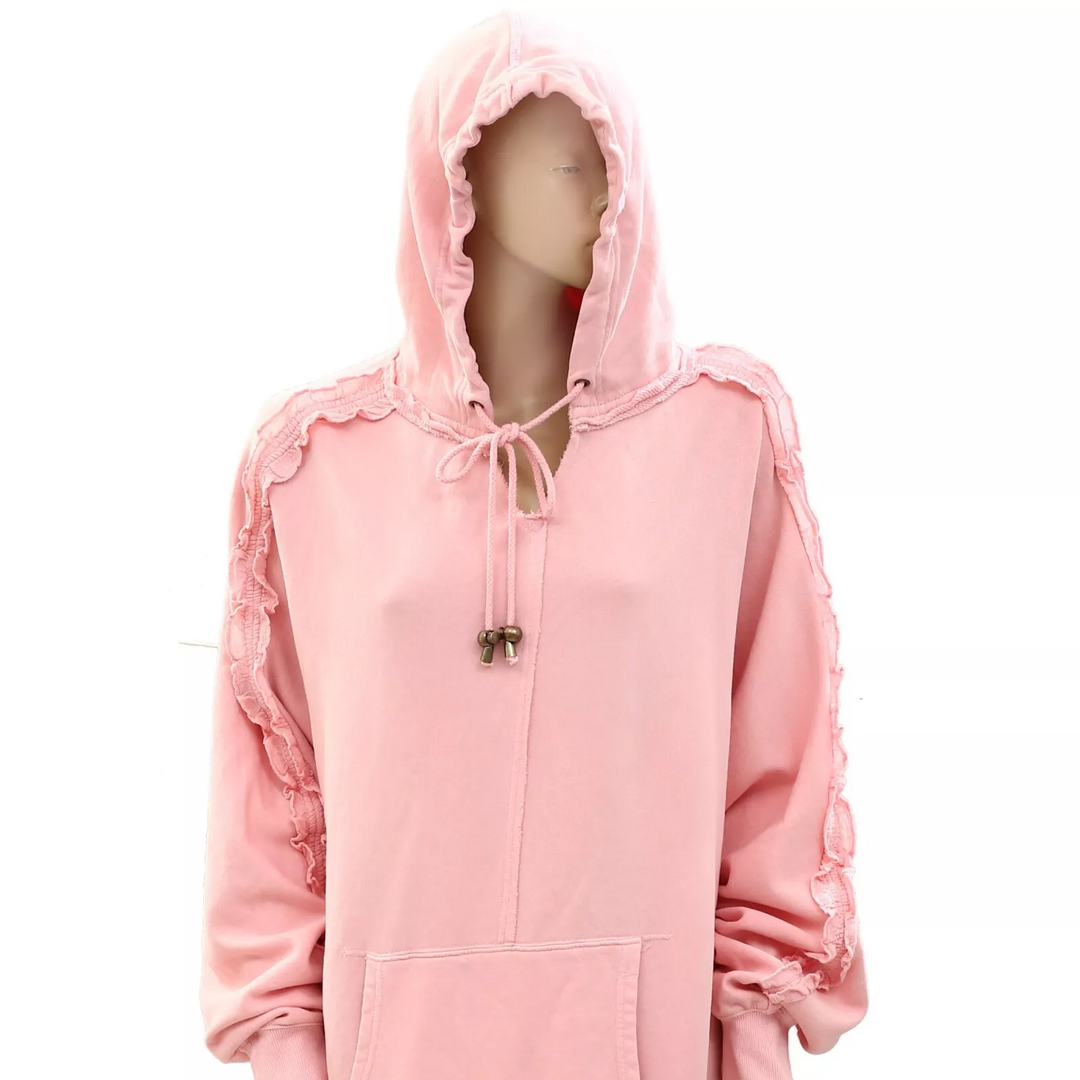 Free People XOXO Hoodie Sweatshirt Top