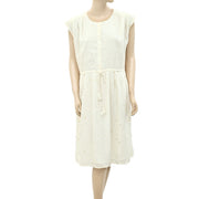 Des Petits Hauts Etretat Shimmer Ivory Dress