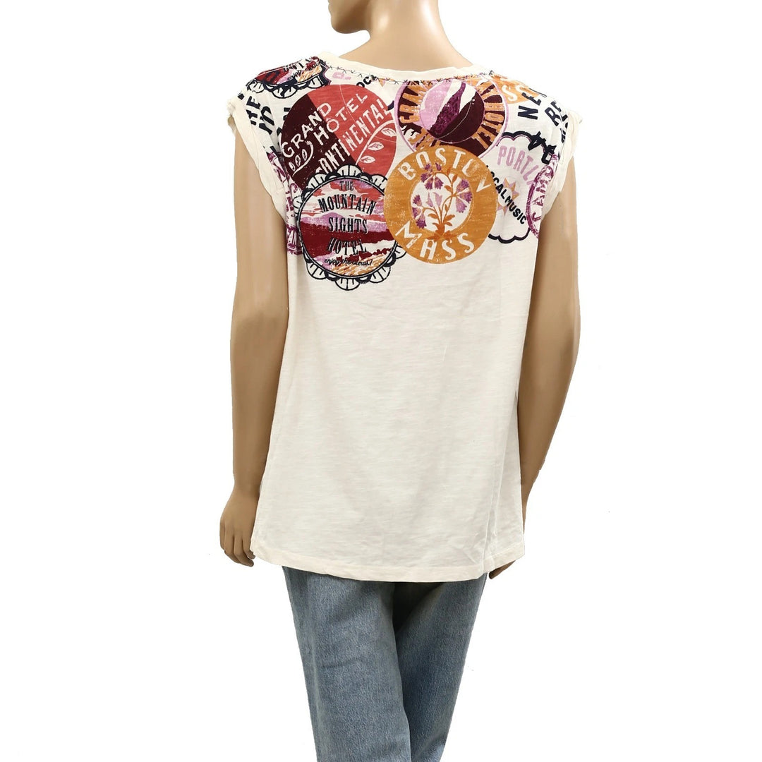 Maeve By Anthropologie Maeve Carey Muscle Tee Tunic Top