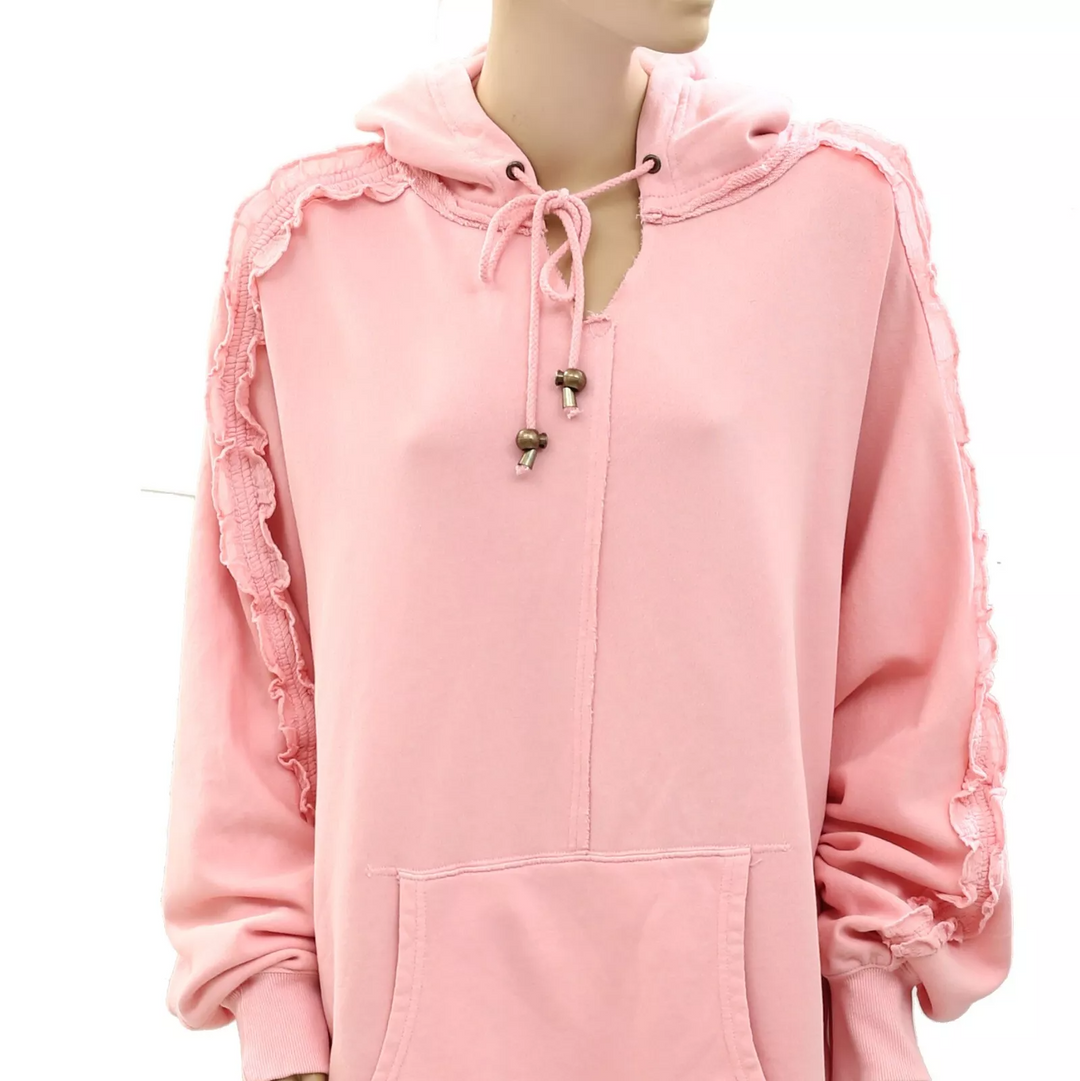 Free People XOXO Hoodie Sweatshirt Top