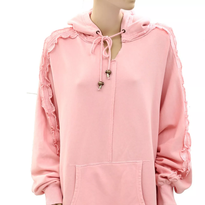 Free People XOXO Hoodie Sweatshirt Top