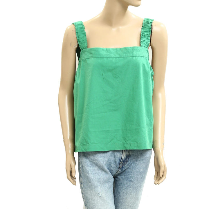 Voyageur By Mersea Jolie Square Neck Tank Blouse Top