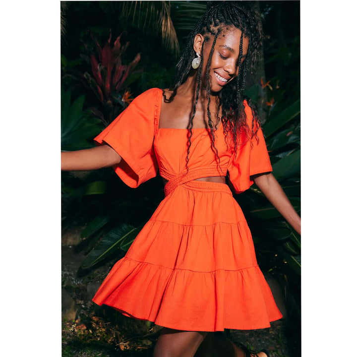 Free People Free-Est Cross of Sunlight Mini Dress