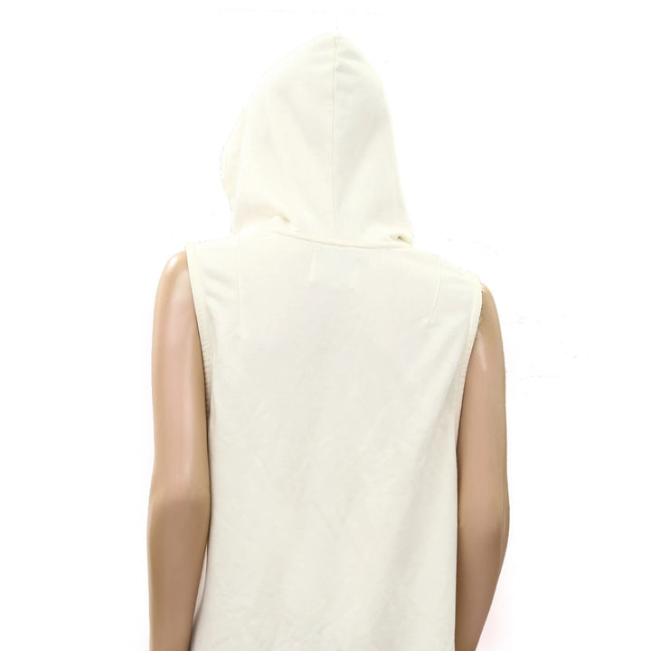 Anthropologie Celandine Sleeveless Hoodie Cover-Up Mini Dress