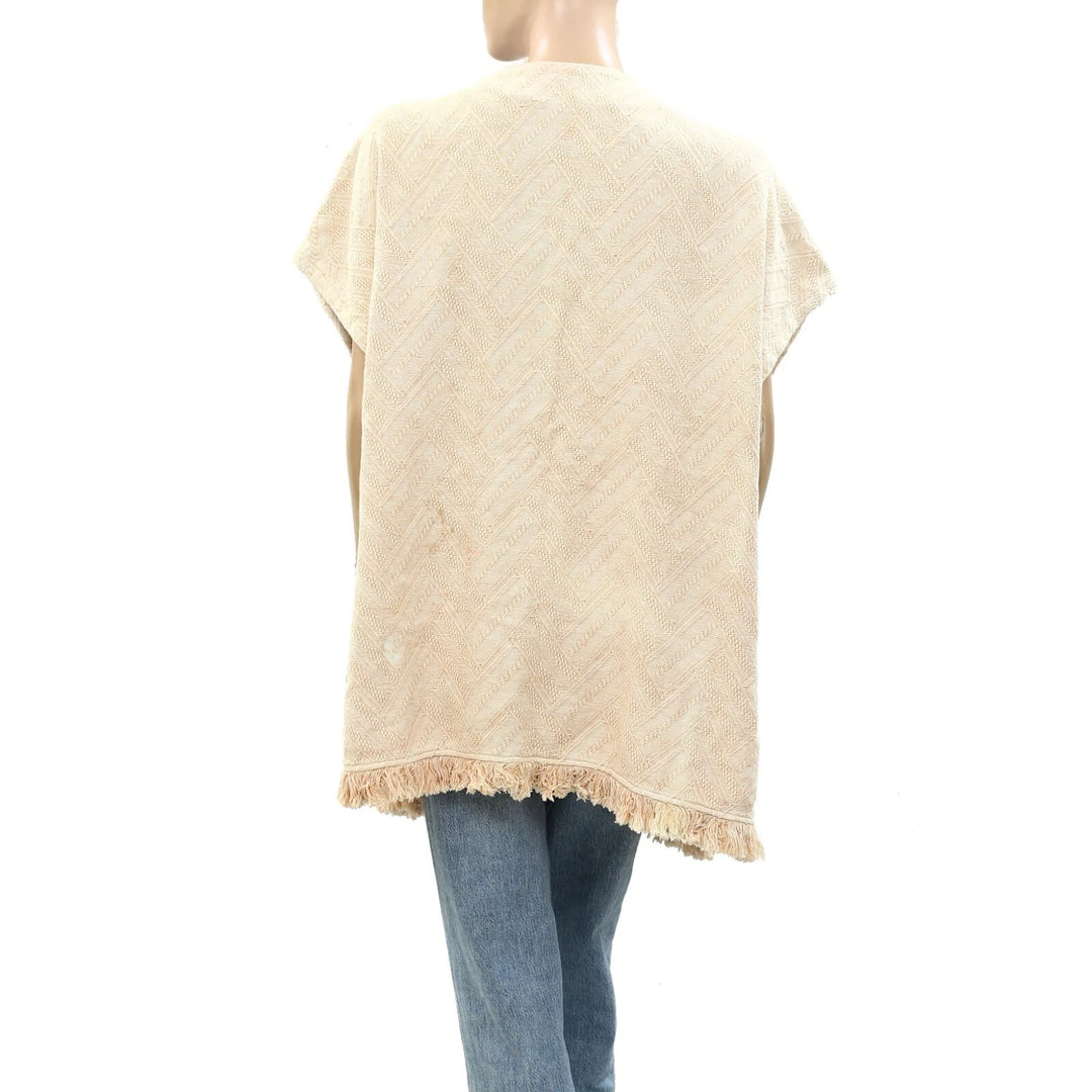Ecote Urban Outfitters Woven Embroidered Top
