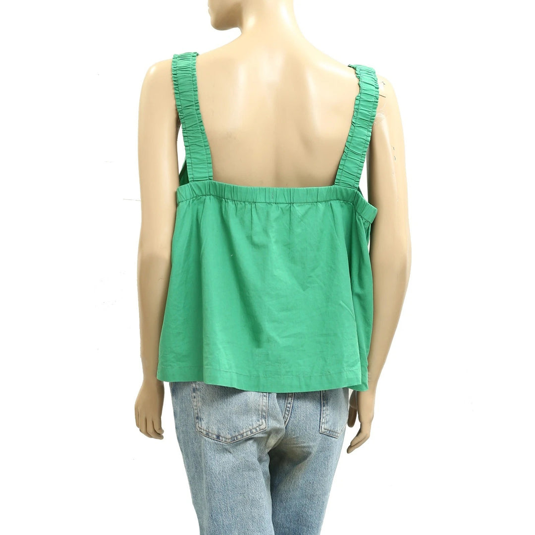Voyageur By Mersea Jolie Square Neck Tank Blouse Top