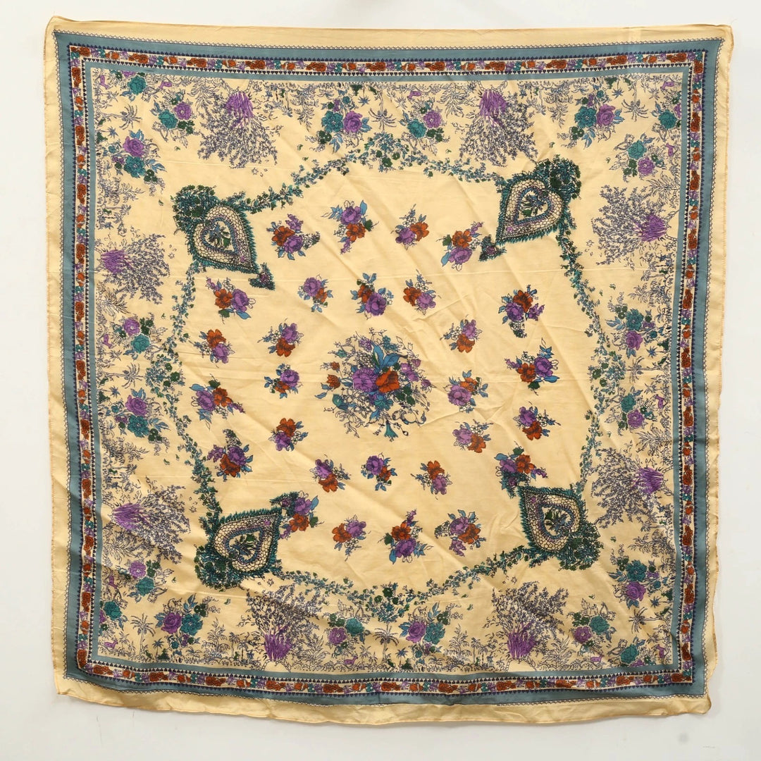 Free People So Silk Printed Bandana Scarf Tube Top Wrap Belt