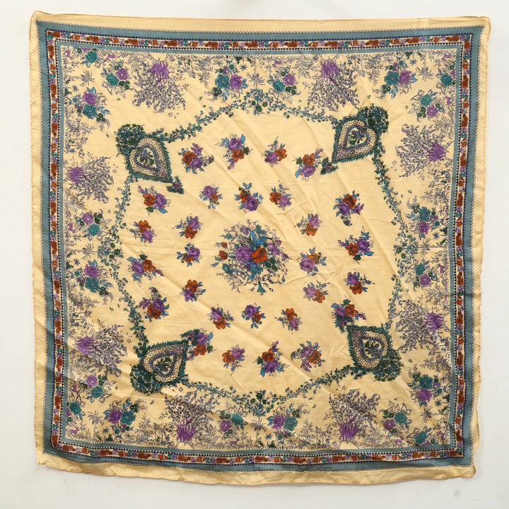 Free People So Silk Printed Bandana Scarf Tube Top Wrap Belt