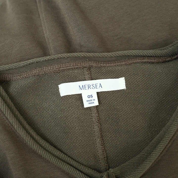 Voyageur By Mersea Frenchie Raw Edge V-Neck Sweatshirt Top