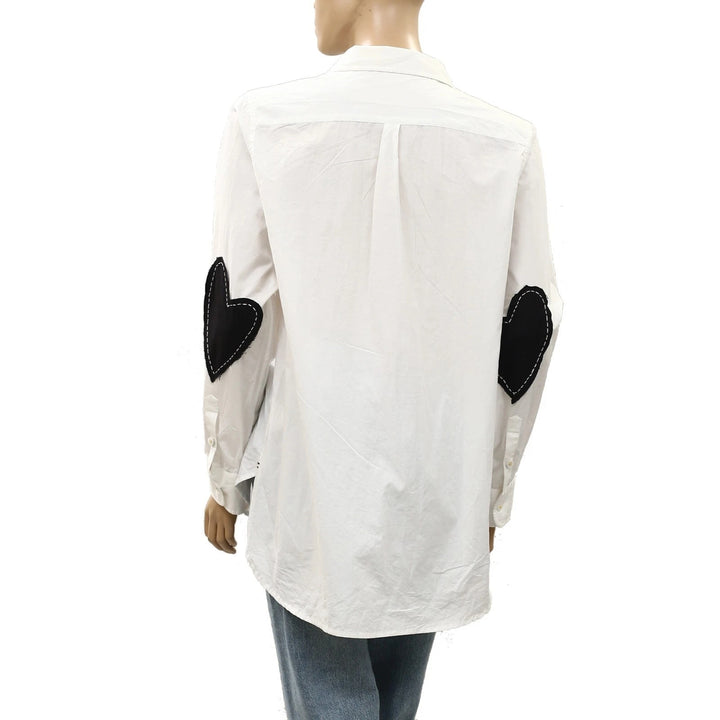 Kerri Rosenthal Shirt Buttondown Tunic Top