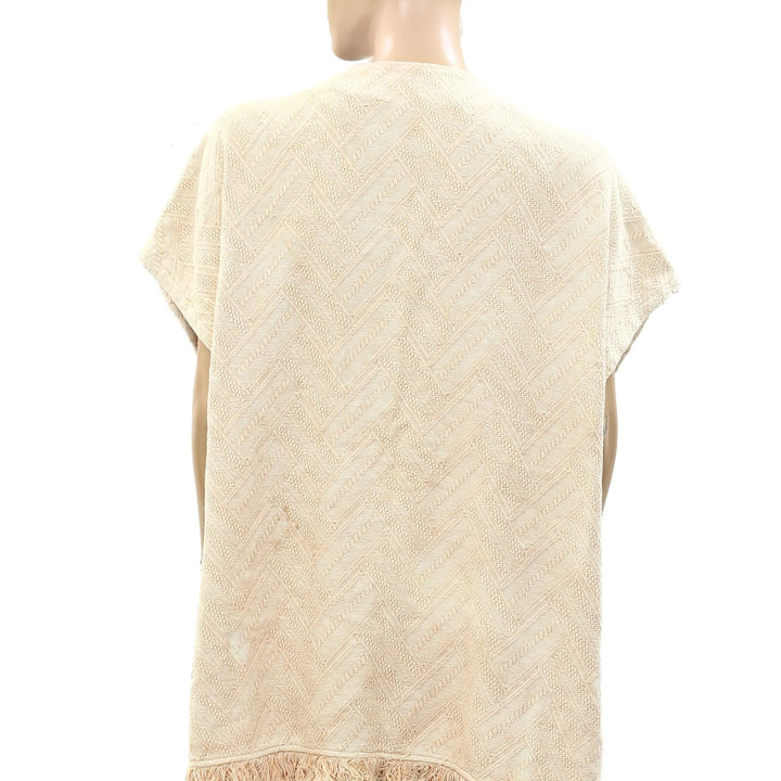 Ecote Urban Outfitters Woven Embroidered Top