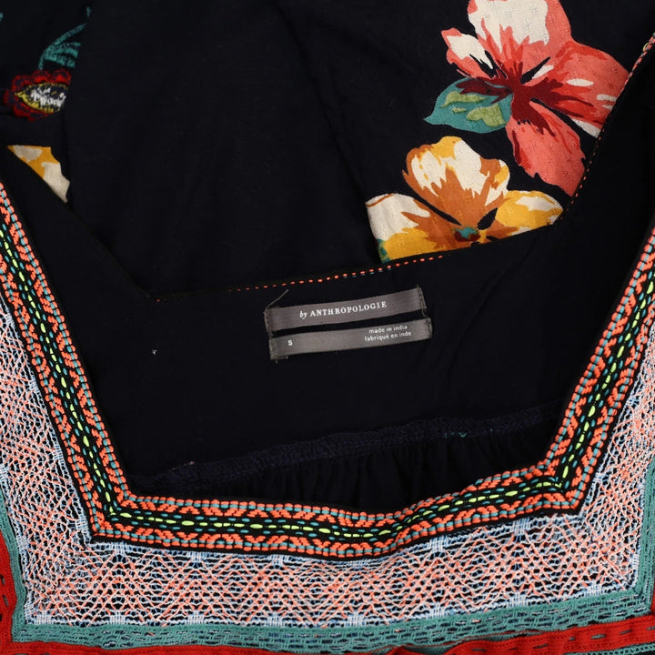 Anthropologie Dakota Embroidered Blouse Top