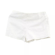 Free People White Floral Embroidered Cheeky Shorts