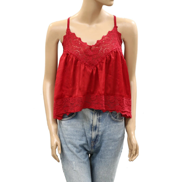 Intimately Free People Fiona Satin Cami Tank Top