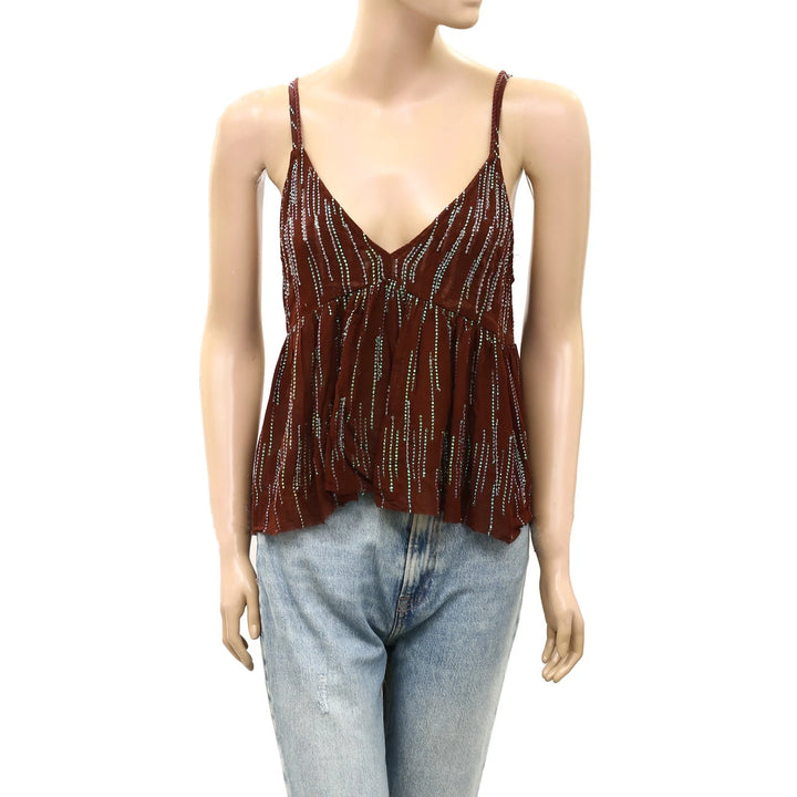 Free People Intimately Ariel Cami Tank Blouse Top