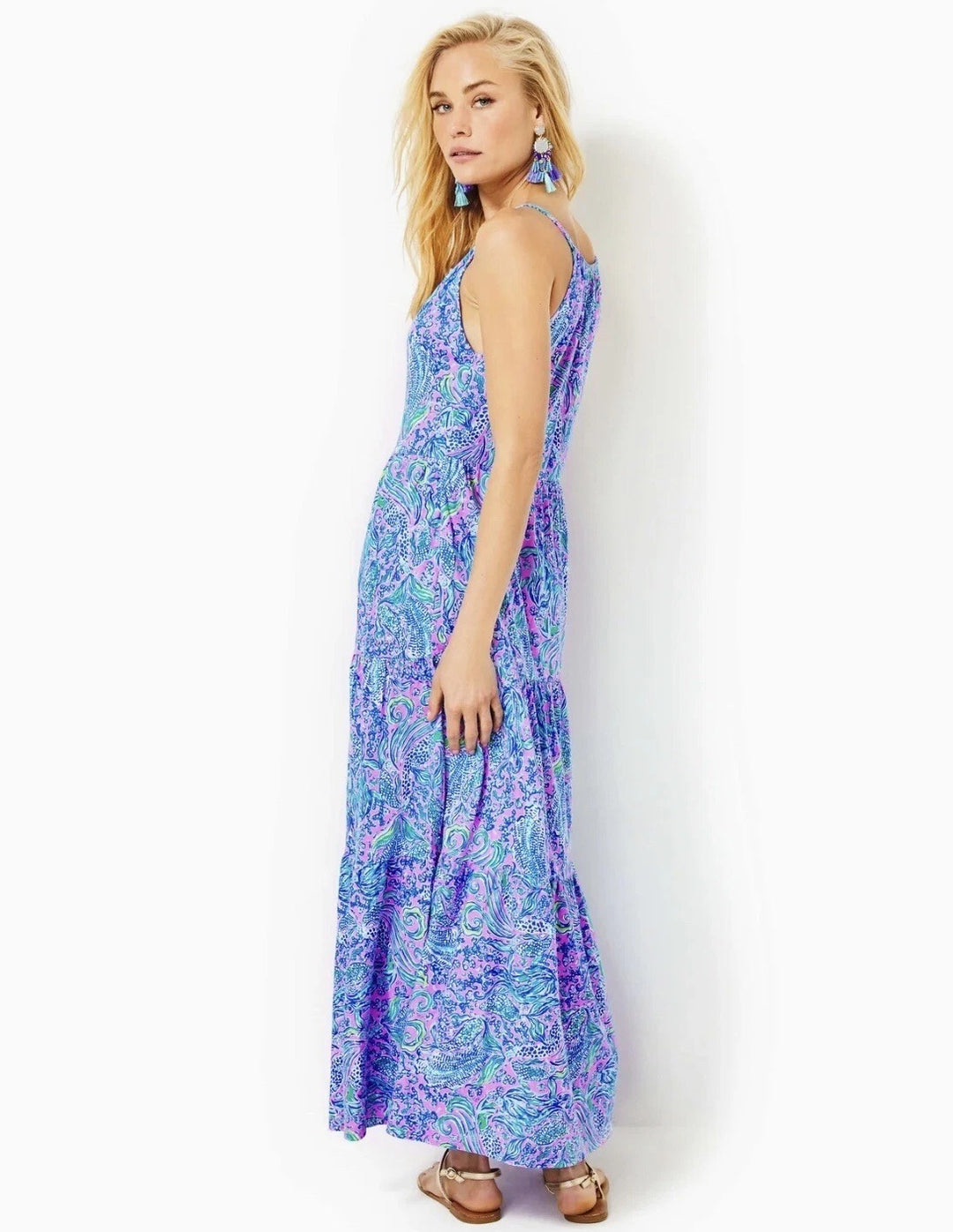 Lilly Pulitzer Maribella Halter Maxi Dress