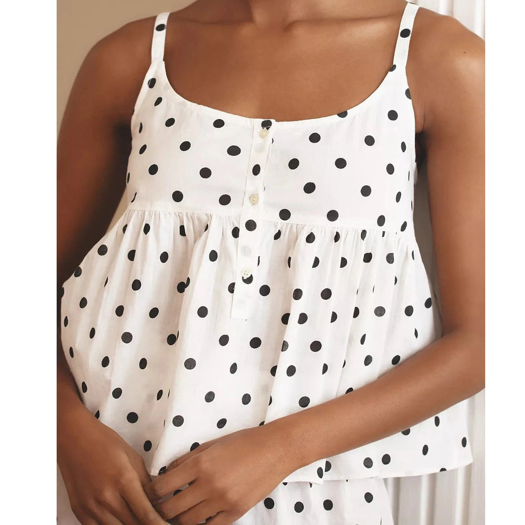 THE GREAT. SLEEP The Ruffle Night time Cami Tank Top