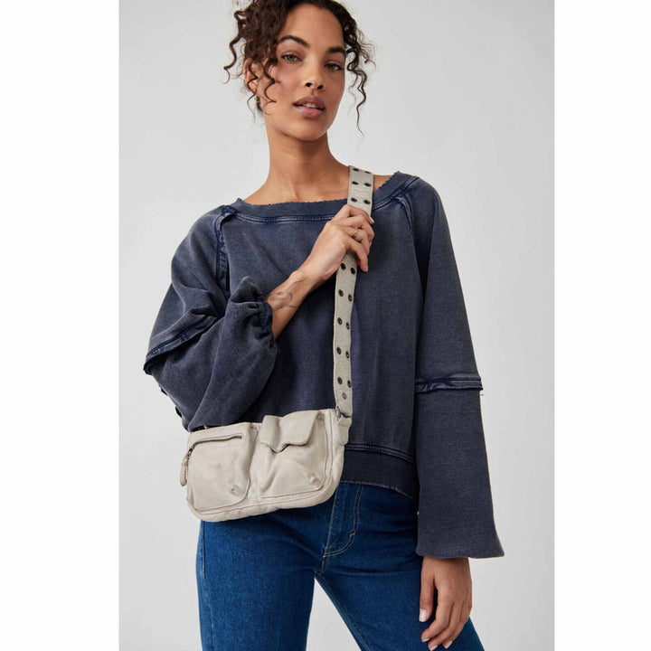 Free People Sweet Deets Sweatshirt Top