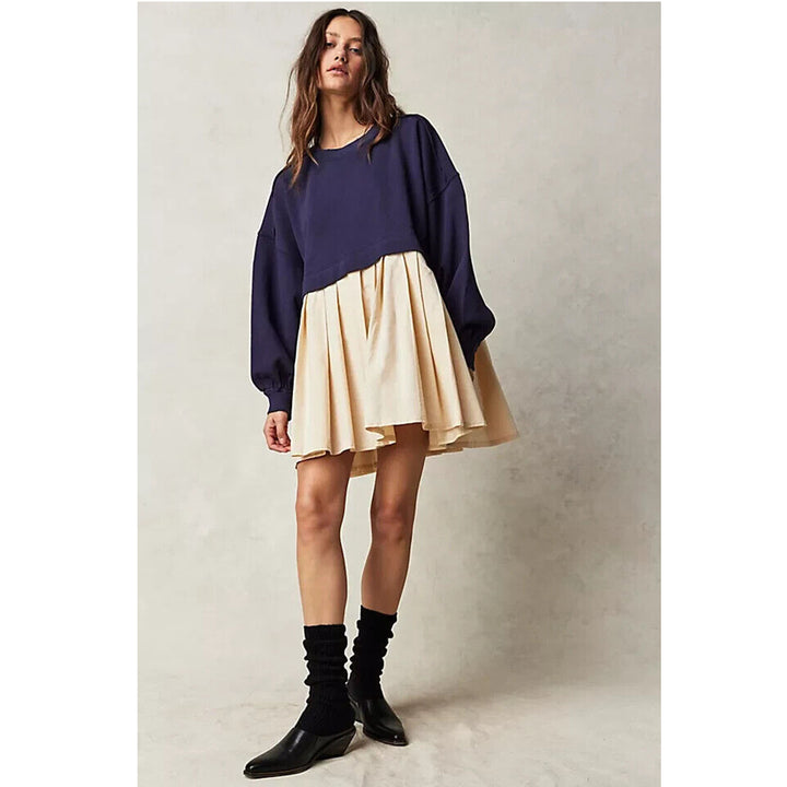 Free People Eleanor Sweatshirt Tunic Dress