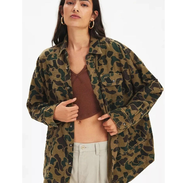 BDG Urban Outfitters Dani Oversized Flannel Shirt Tunic Top