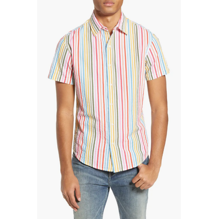 BONOBOS Riviera Striped Buttondown Men's Shirt