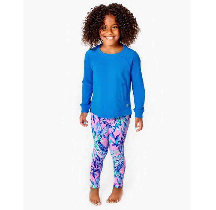 Lilly Pulitzer Girls Luxletic Mini Beach Comber Sweatshirt