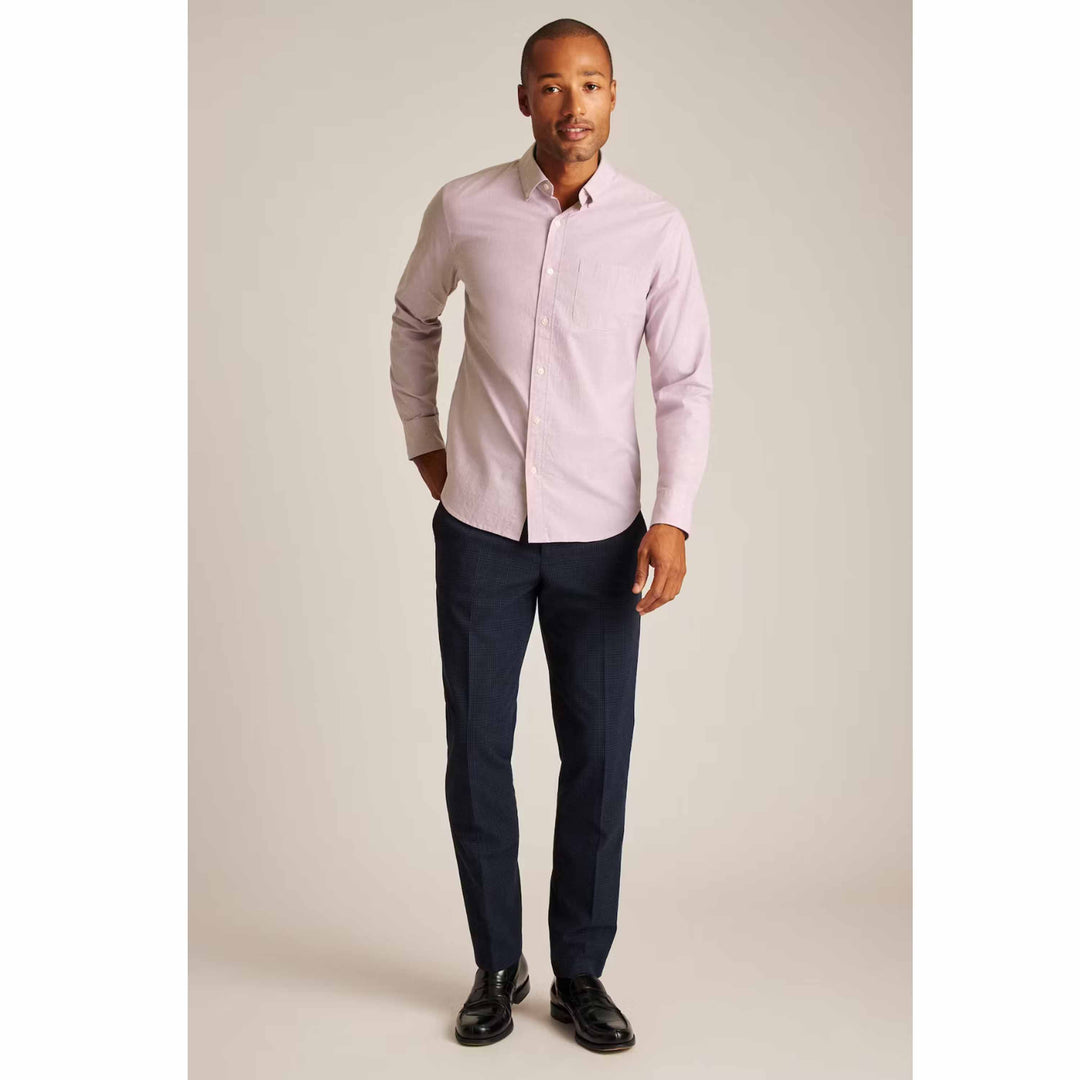 bonobos stretch dress shirt Bonobos Jetsetter Stretch Dress Shirt - Burgundy Tailored Slim Fit 15.5 x 34