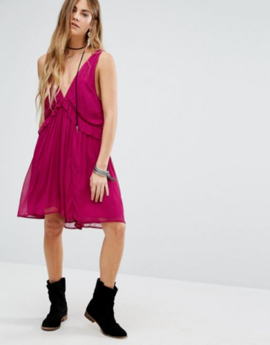 Free People Rio Grande Skater Mini Dress