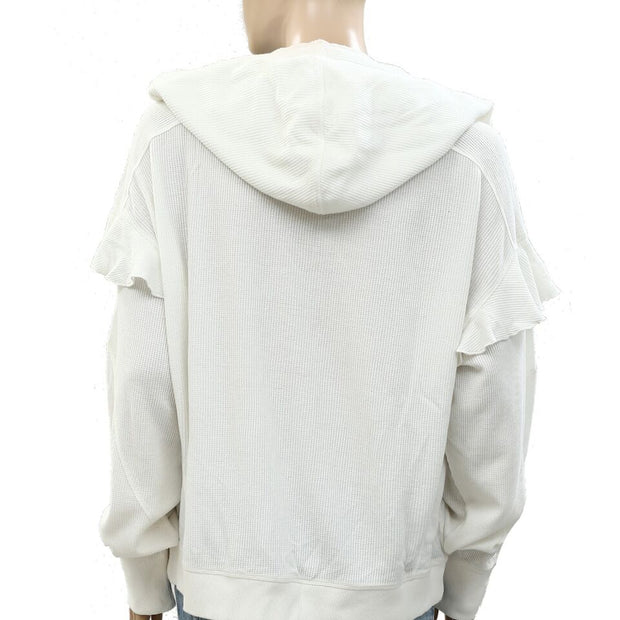 Urban Outfitters UO Thermal Hoodie Blouse Top
