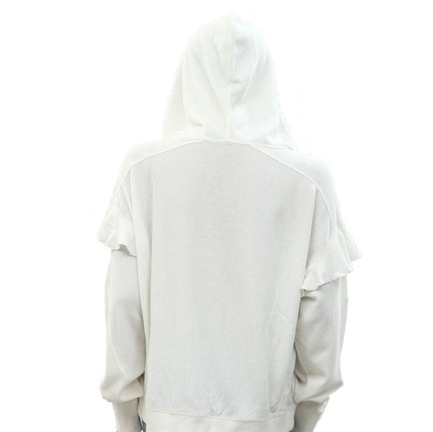 Urban Outfitters UO Thermal Hoodie Blouse Top