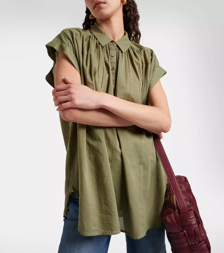 Nili Lotan Normandy Shirt Tunic Top