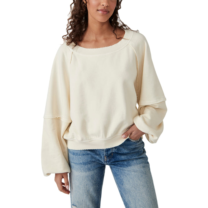 Free People Sweet Deets Sweatshirt Top