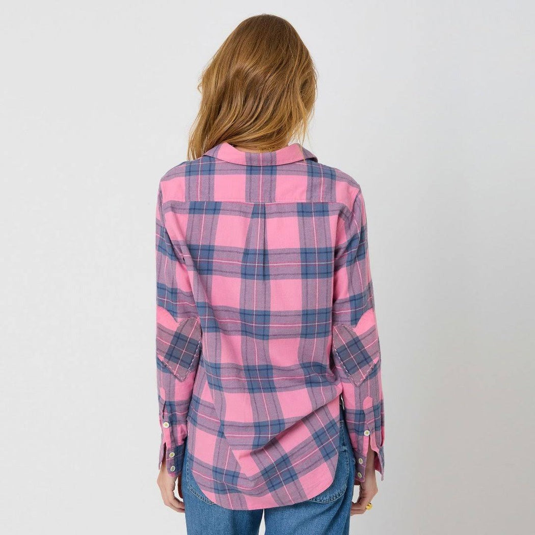 Kerri Rosenthal Mia Plaid Shirt Tunic Top
