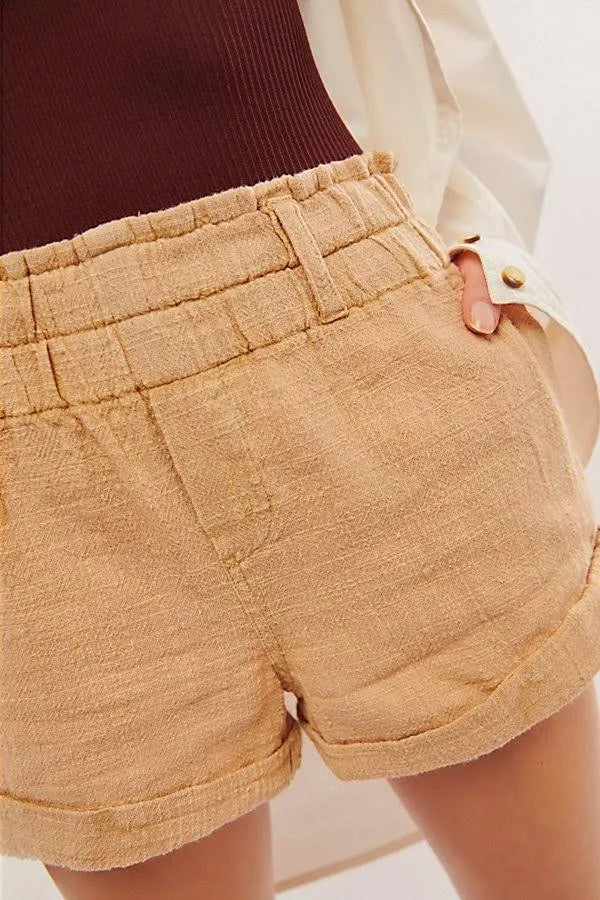 Free People Solar Flare Baja Mini Shorts