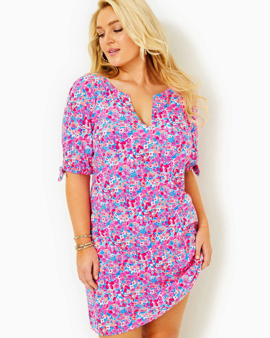 easley t shirt dress Lilly Pulitzer Easley dress try-on review
