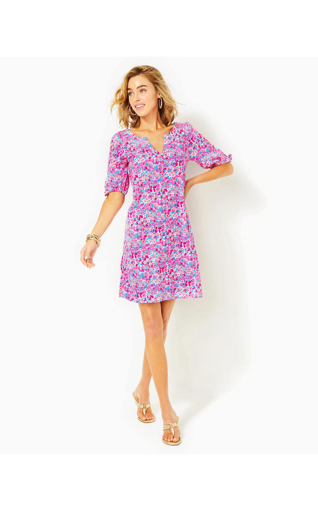 easley t shirt dress NWT Lilly Pulitzer Easley T-Shirt Dress in Resort White Party Like a Lobstar - M