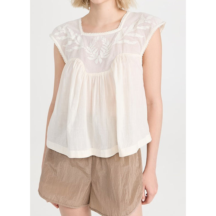 The Great The Dawn Embroidered Top